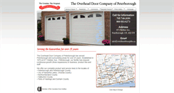 Desktop Screenshot of overheaddoorptbo.ca